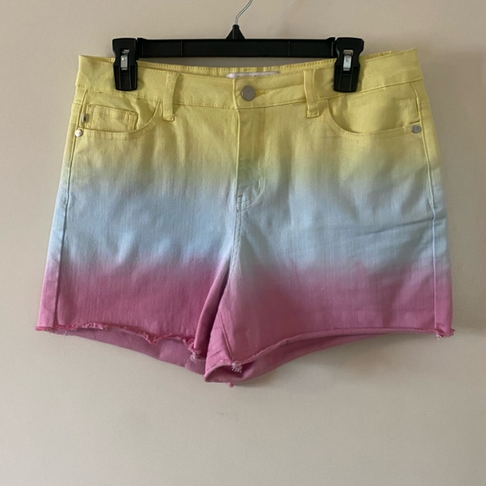 Judy Blue‎ Ombre Multi Colored Shorts, L